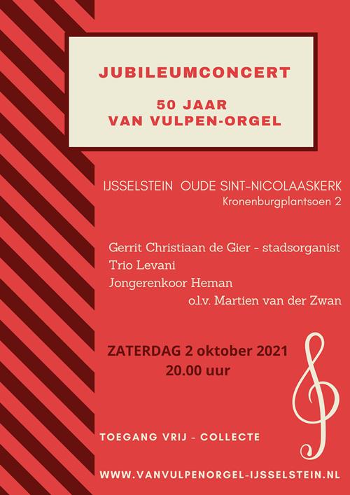 jubileumconcert vanvulpenorgel 50jaar